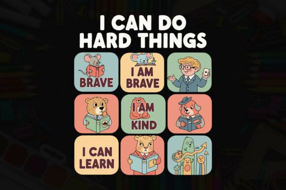 Brave Kind Learn Self-Esteem Chart: Graphics and T-Shirt Designs