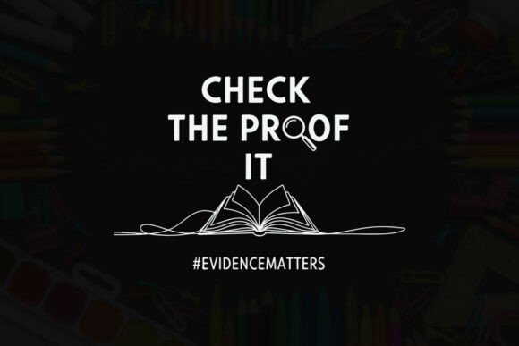 Check the Proof with Open Book Graphic