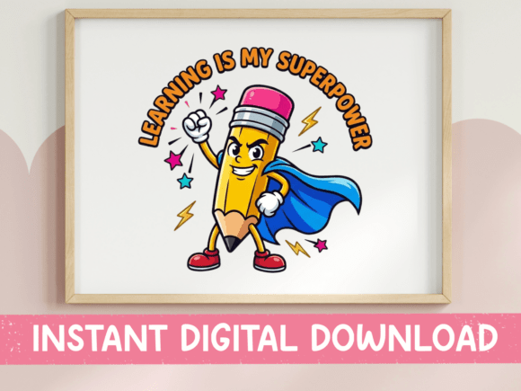 Learning is My Superpower Pencil Hero Review