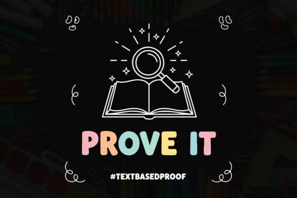 Prove It, Text Based Proof Illustration Graphics