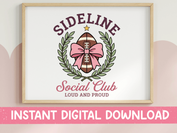 Sideline Social Club Loud and Proud Graphics for T-Shirt Designs