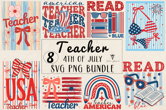 Teacher 4th of July SVG PNG Bundle Review: Practical Embroidery Design for Real Projects