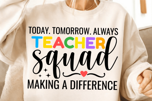 Teacher Squad Making a Difference SVG Graphics