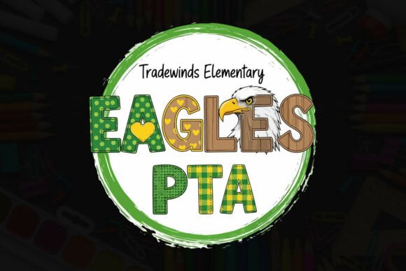 Tradewinds Elementary Eagles PTA Logo Graphics