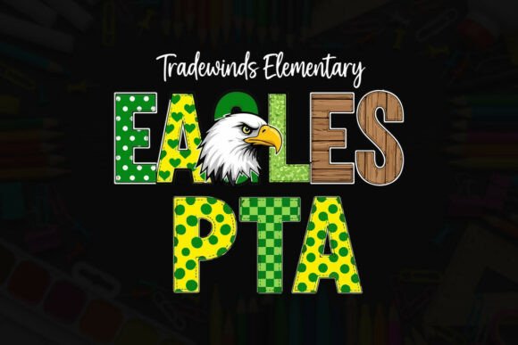 Tradewinds Elementary Eagles PTA Mascot Graphics