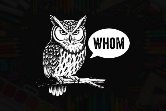 Vintage Owl Illustration Whom Graphics and T-Shirt Designs